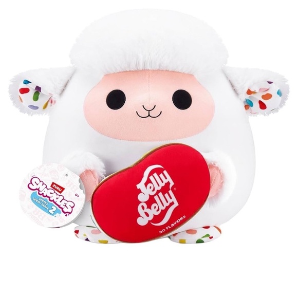 Snackles Series 2 Lamb & Jelly Belly 8 Inch Plush by ZURU (new) - Picture 3 of 6